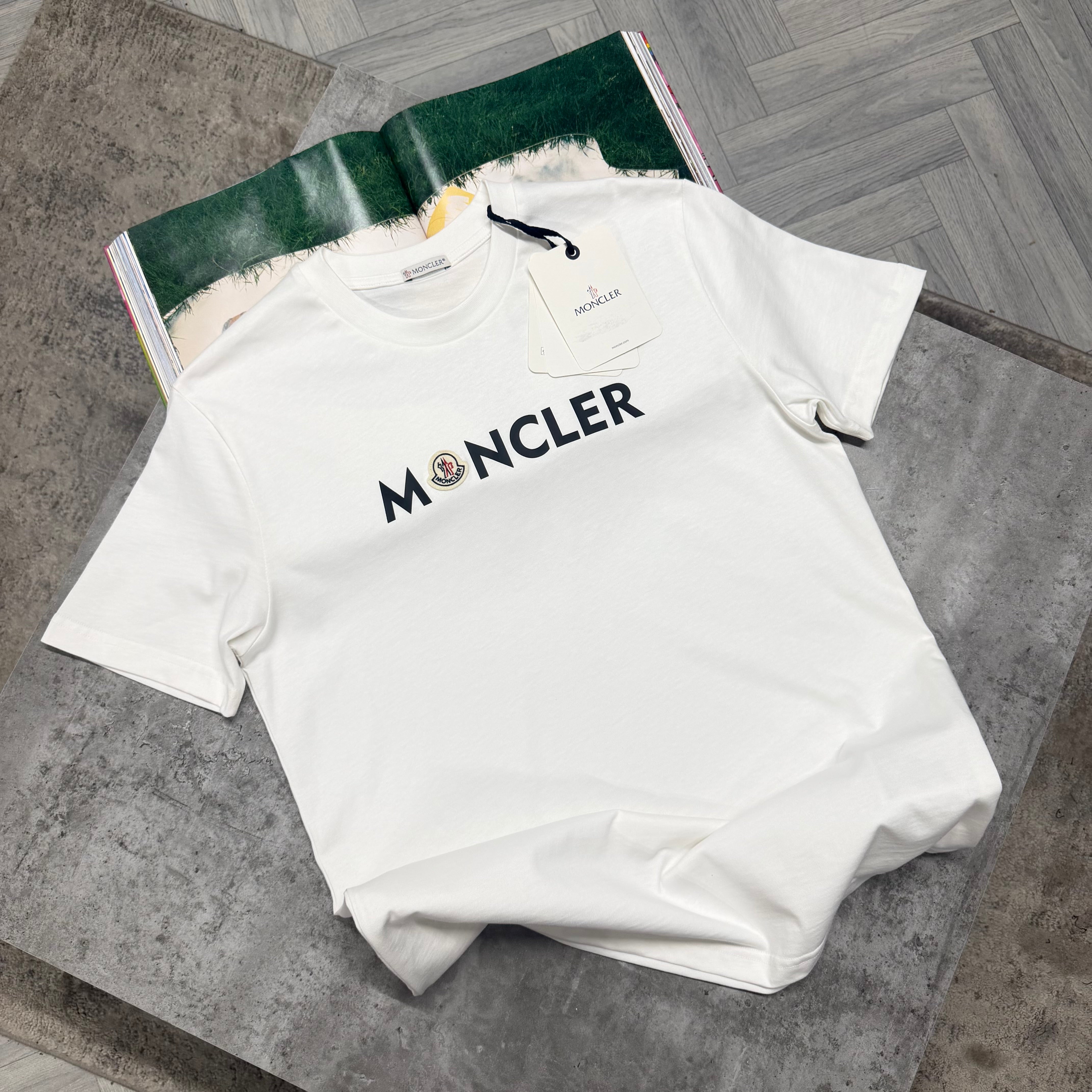 MNCLR LOGO T SHIRT - WHITE