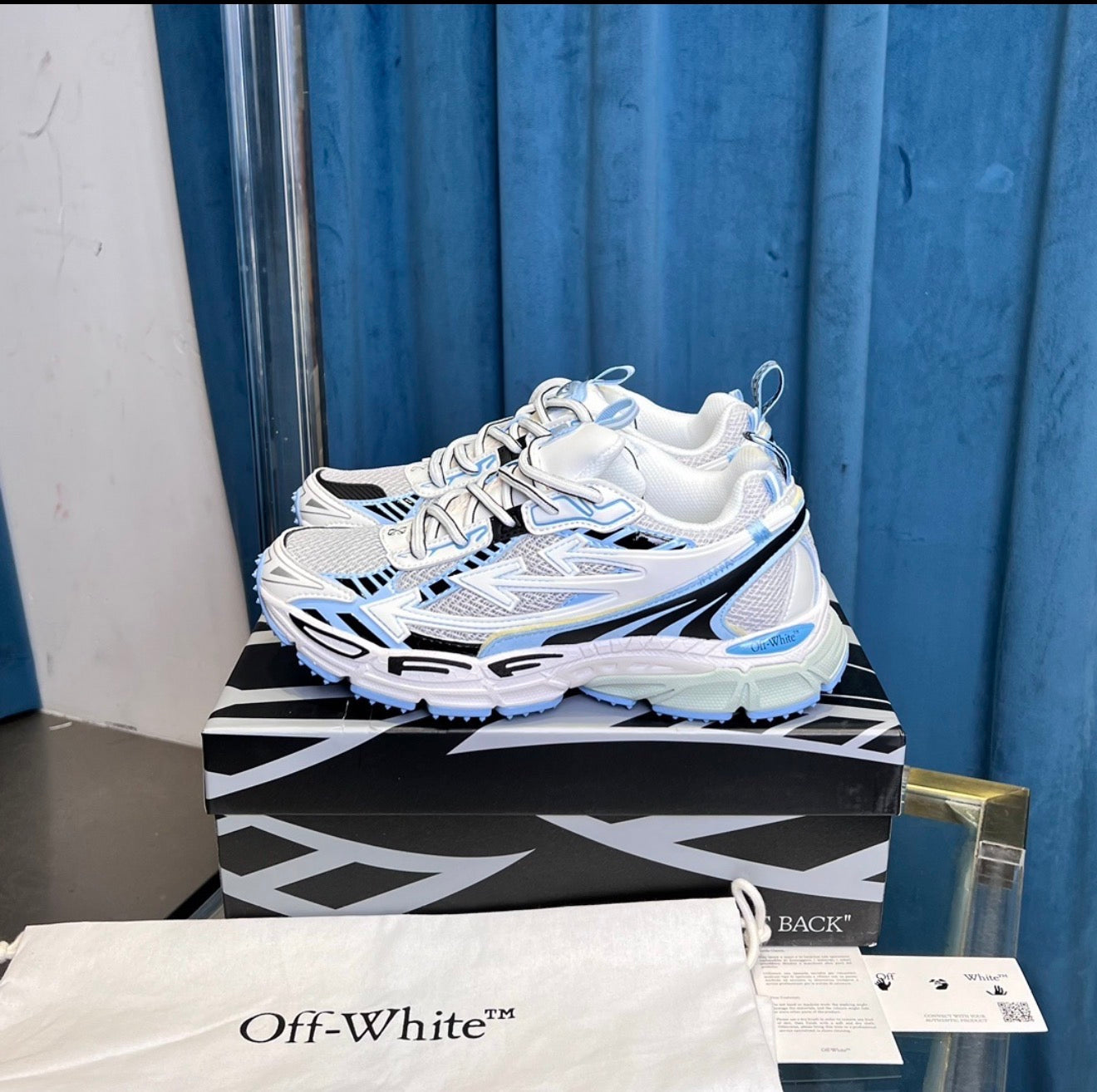 (PRE ORDER) OW TRAINER - SKY BLUE / WHITE