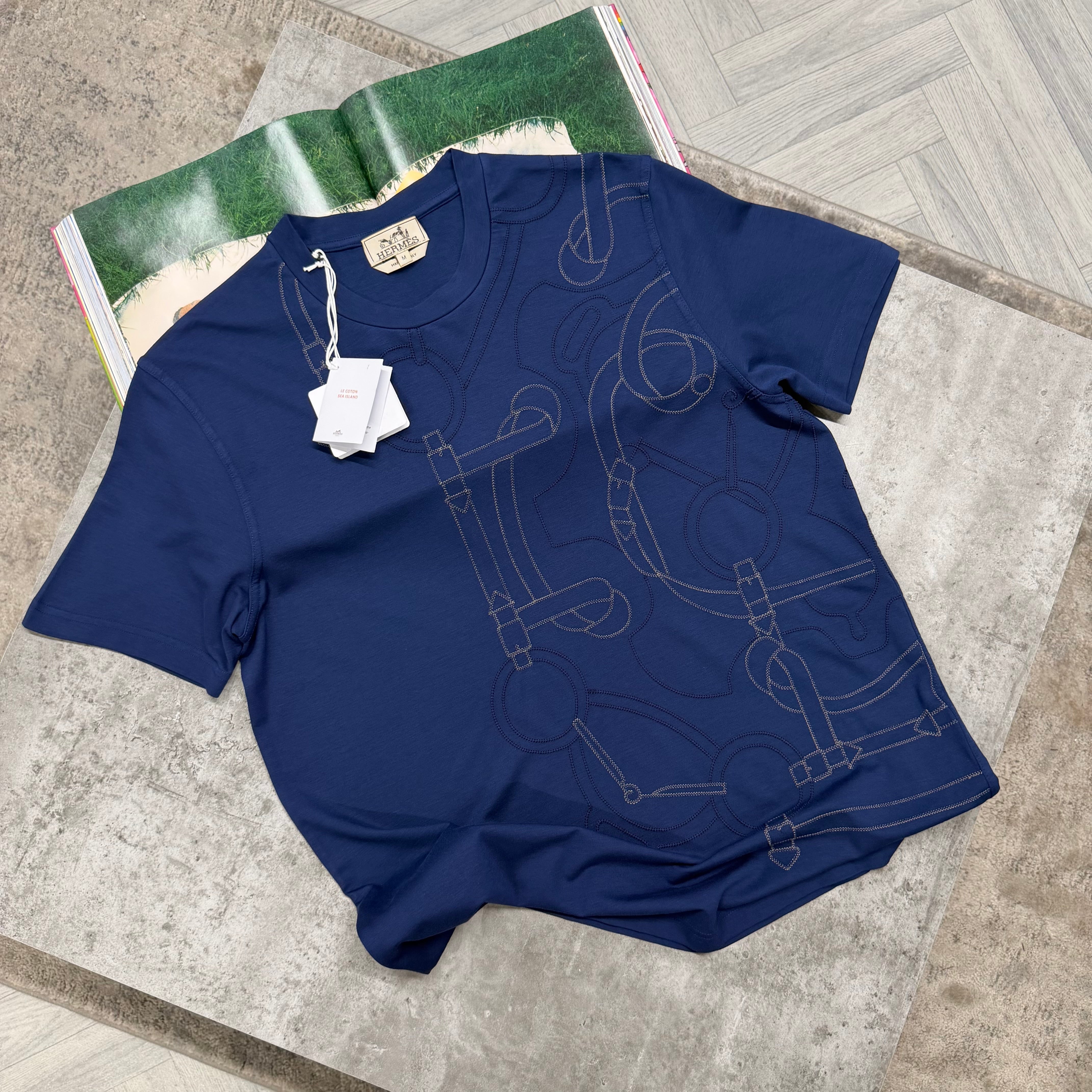 H OPERON T SHIRT - INDIGO