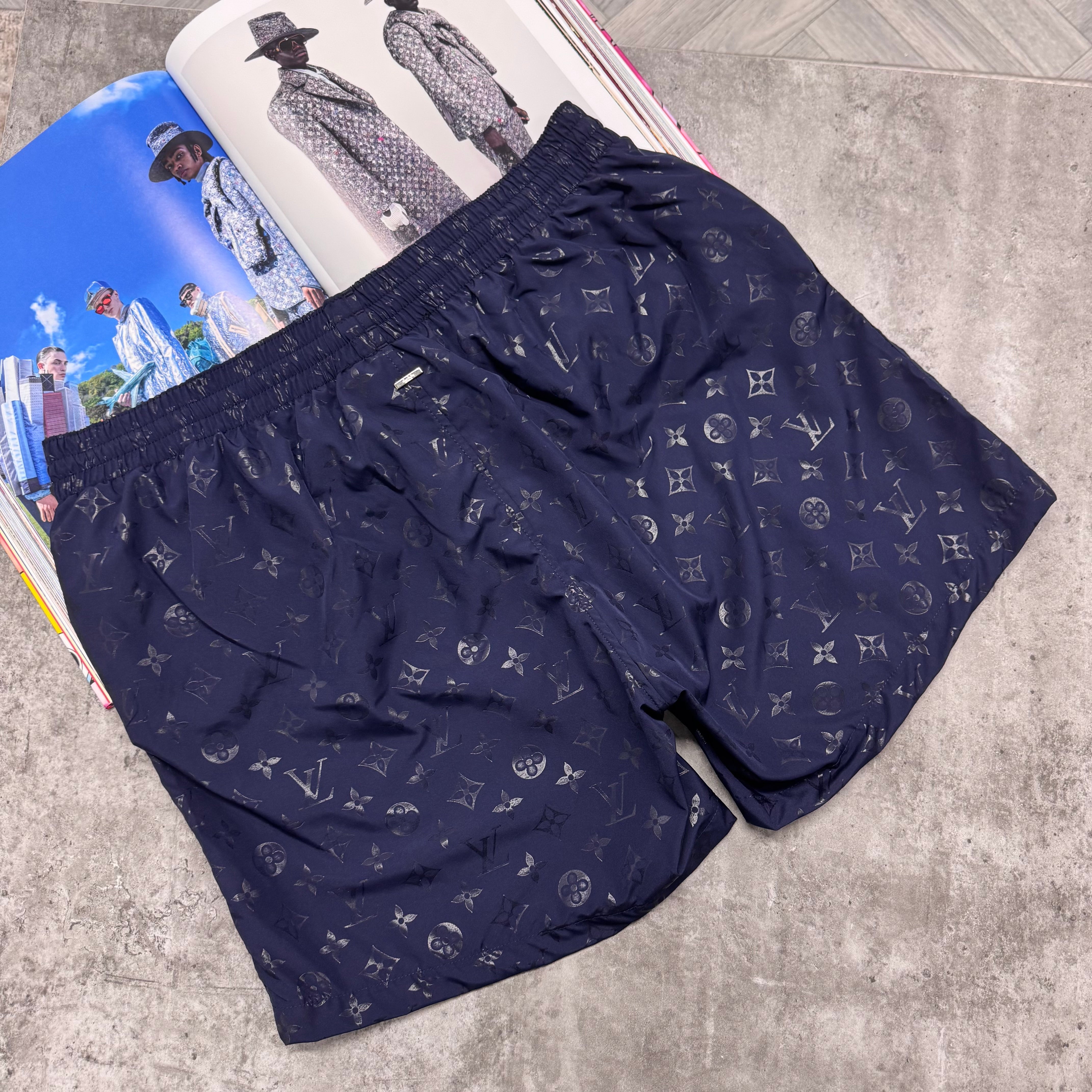 LVE MONOGRAM SWIMS - NAVY