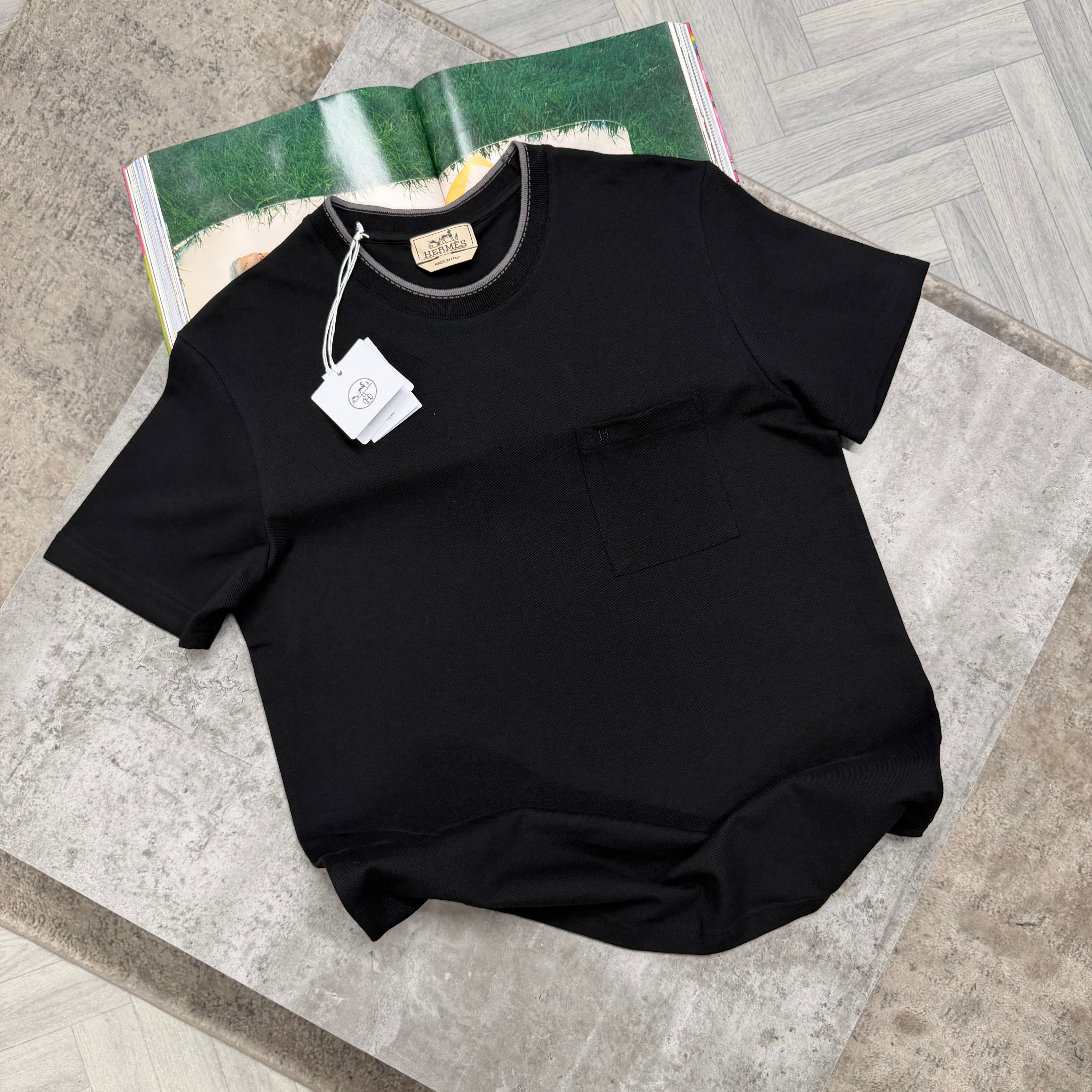 H PIQURES T SHIRT - BLACK