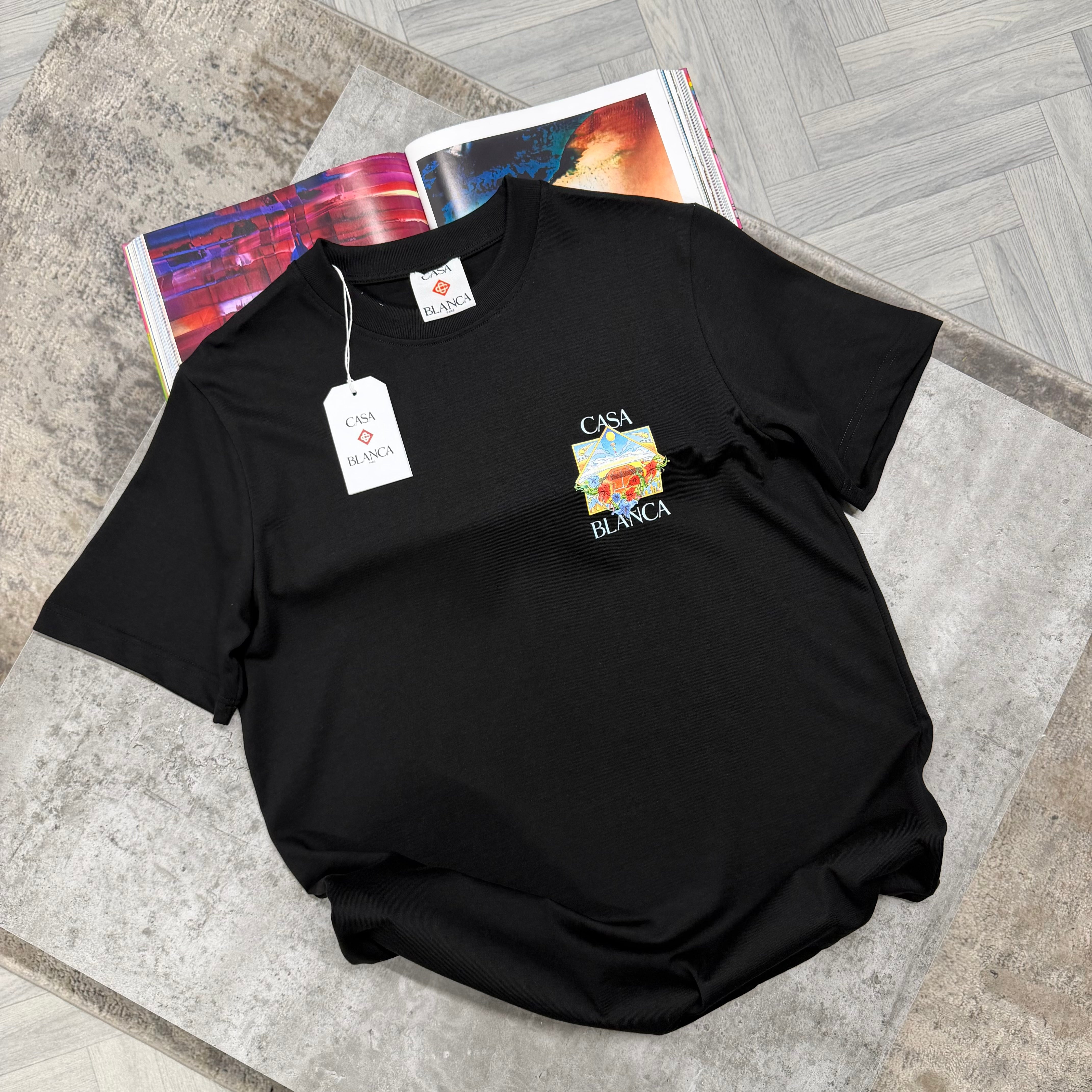 CB TENNIS CLUB T SHIRT - BLACK